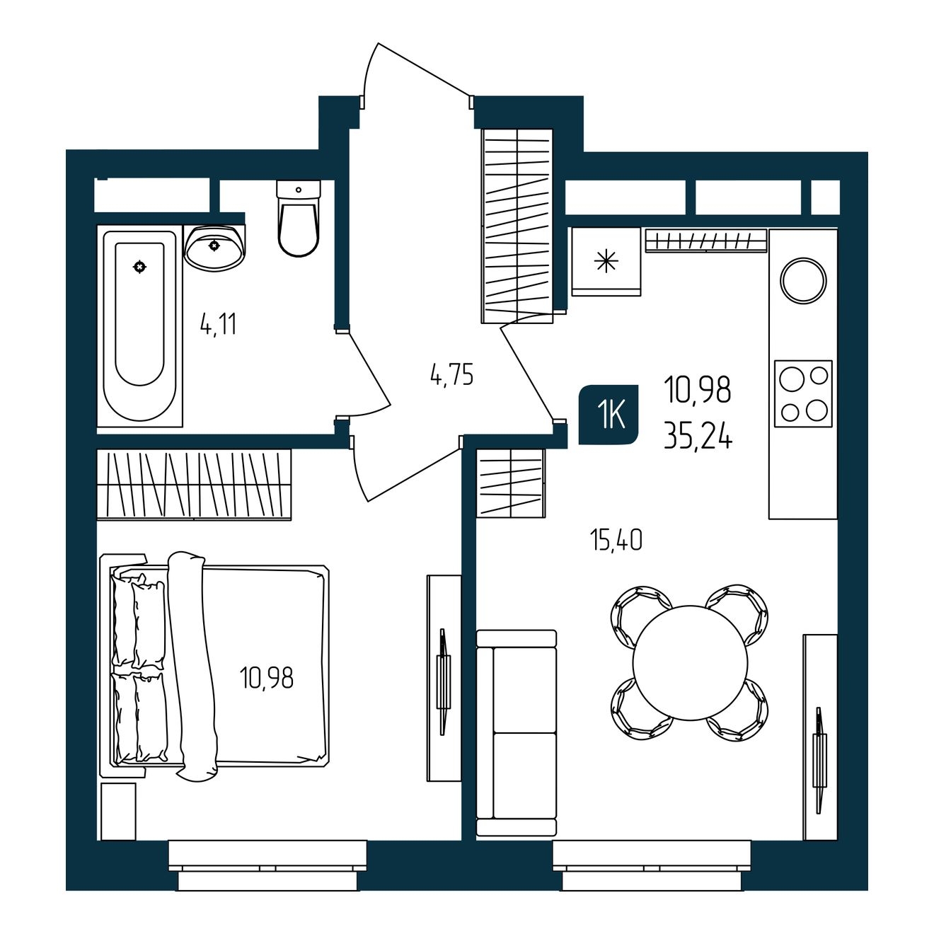 Объект недвижимости планировка 9075858