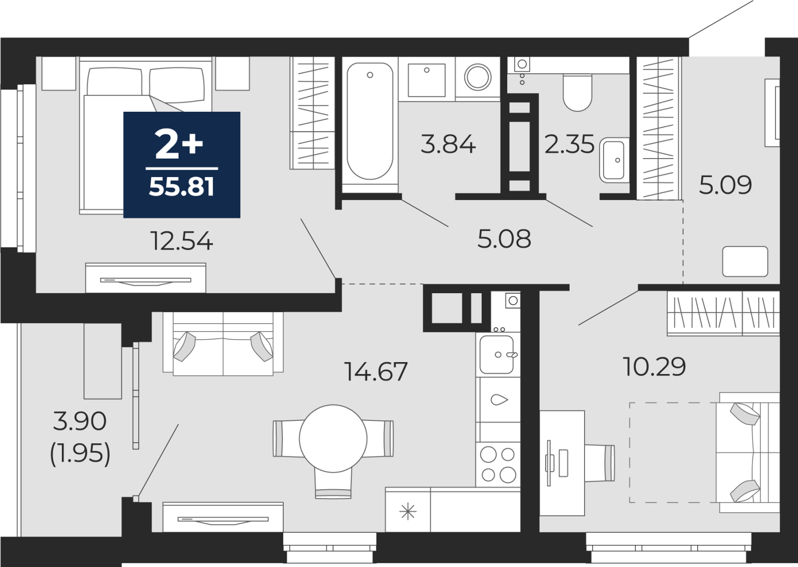 Объект недвижимости планировка 9136900