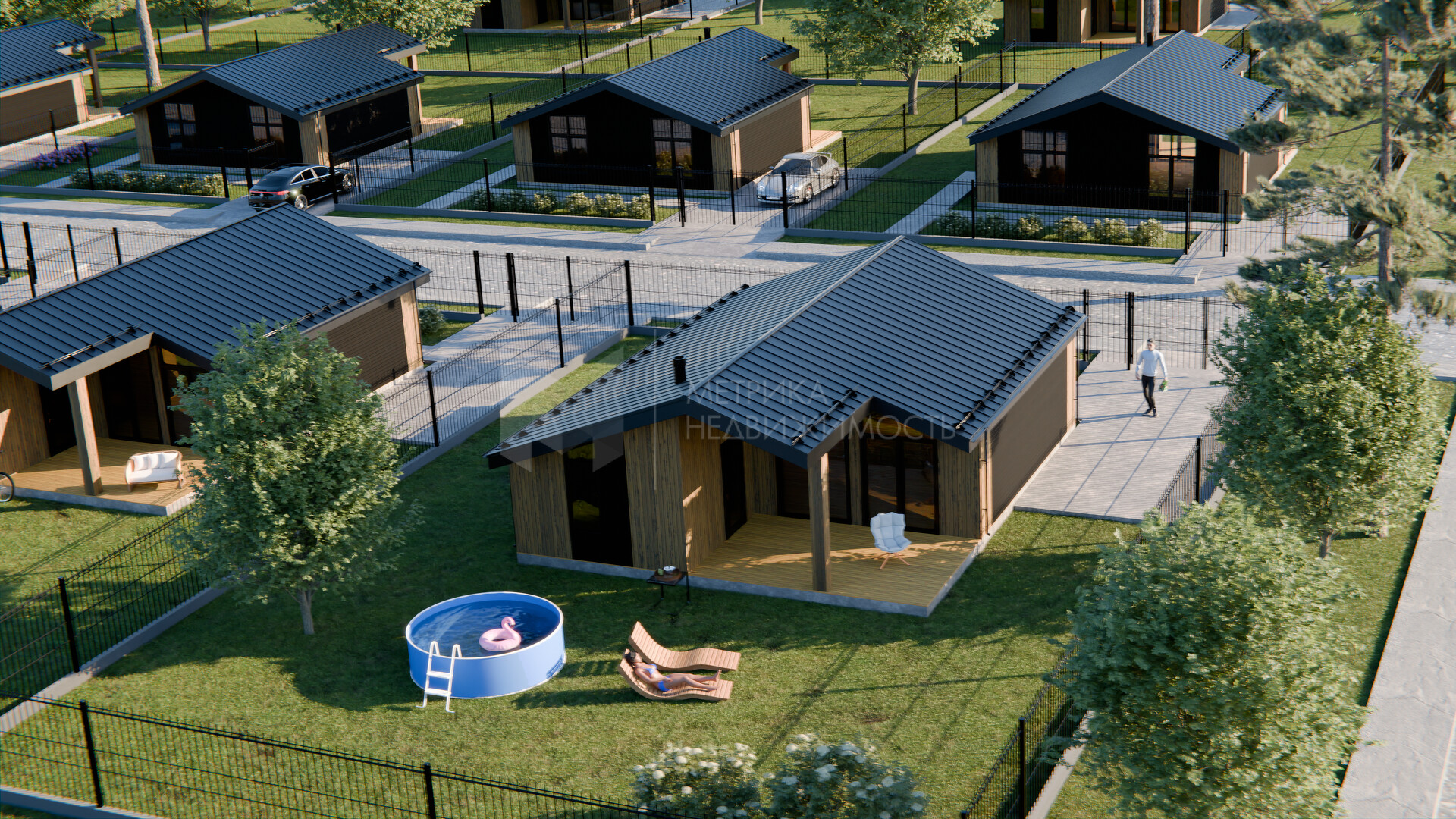 Коттеджный поселок фотография 9451722