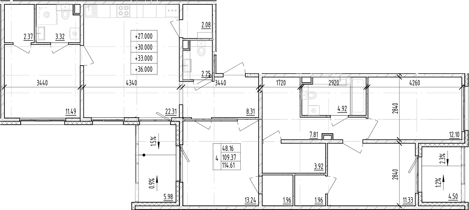 Объект недвижимости планировка 9069327