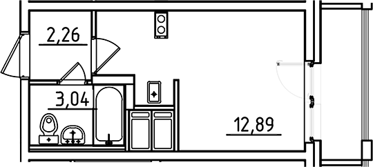Объект недвижимости планировка 9095666