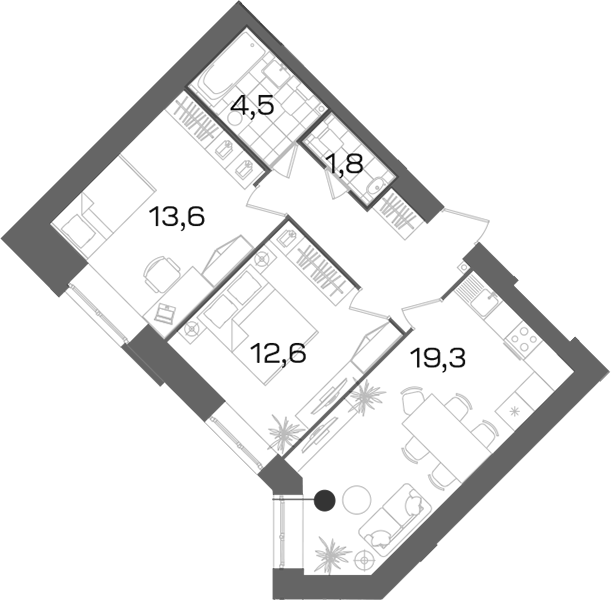 Объект недвижимости планировка 9143574