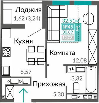 Объект недвижимости планировка 7324772