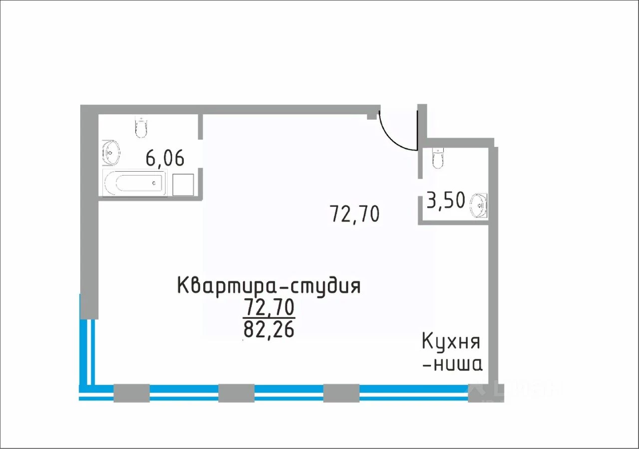 Объект недвижимости планировка 3376342