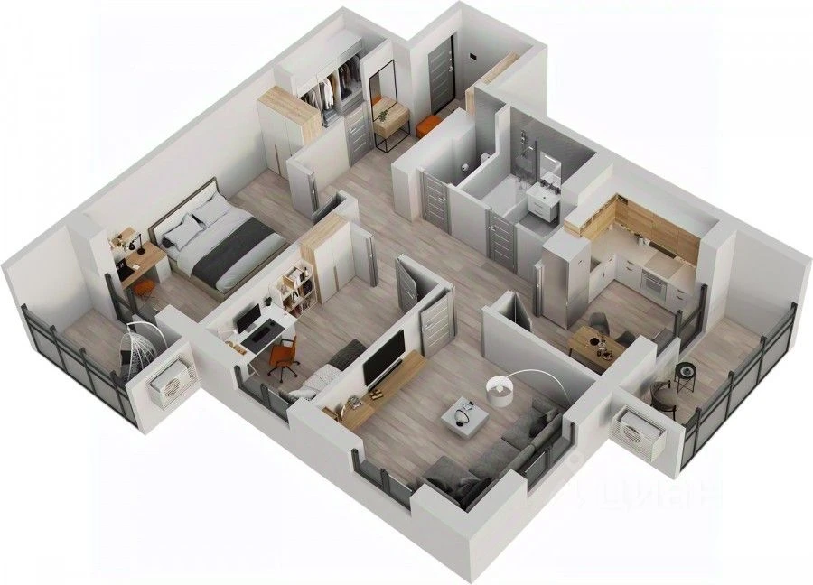 Объект недвижимости планировка 7991935