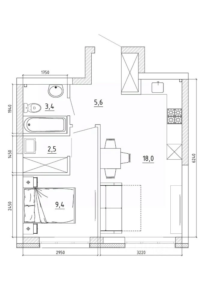 Объект недвижимости планировка 8120800