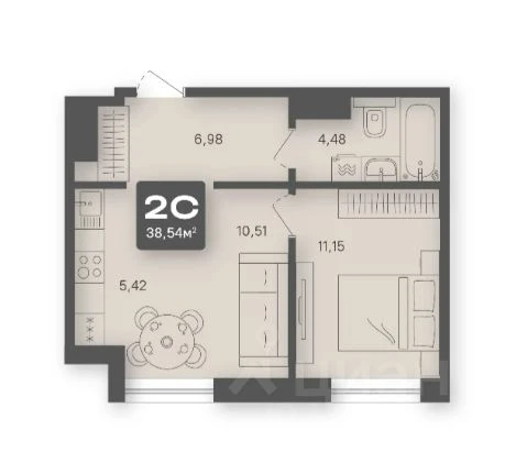Объект недвижимости планировка 8080063