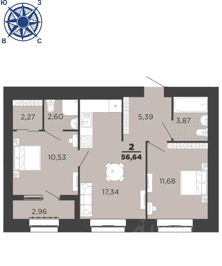 Объект недвижимости планировка 8251953
