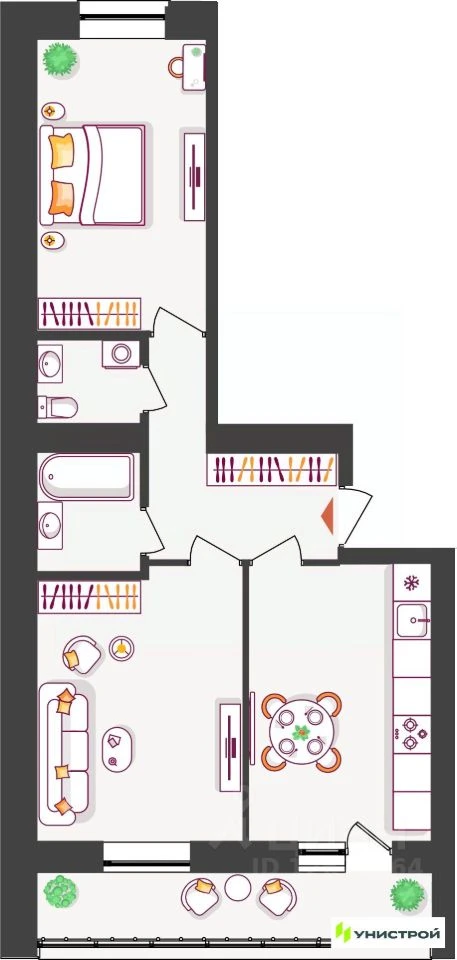 Объект недвижимости планировка 8080846
