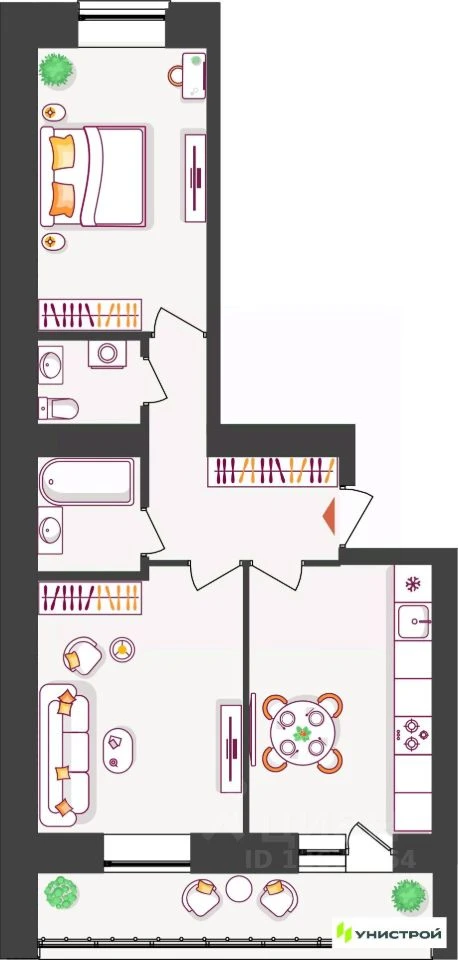Объект недвижимости планировка 8082098