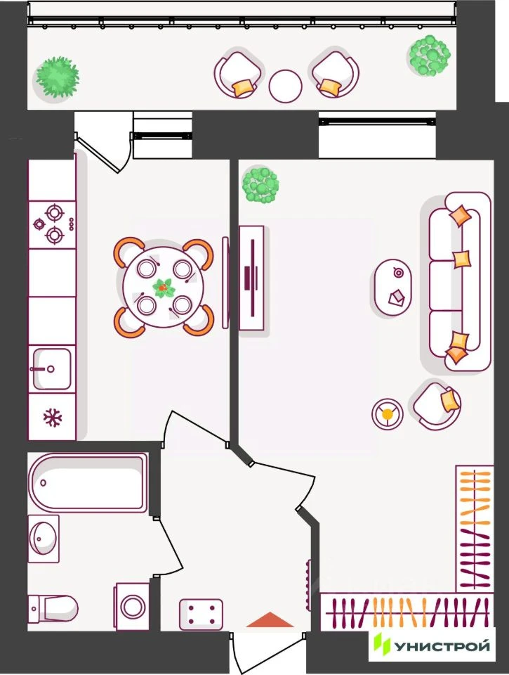 Объект недвижимости планировка 8082258