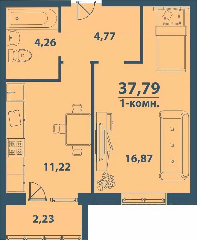Объект недвижимости планировка 8148364