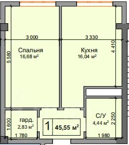 Объект недвижимости планировка 8534897